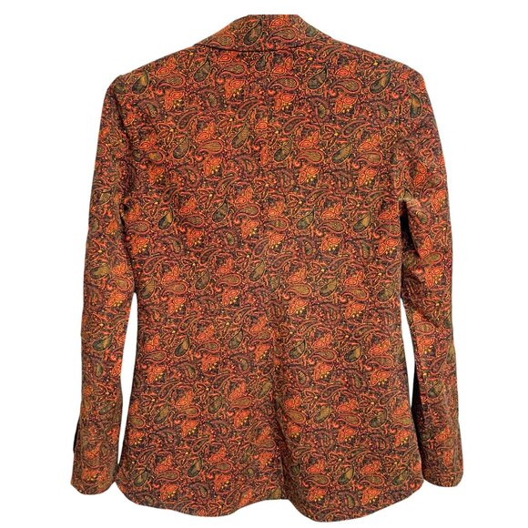 Volcom Rip It Paisley Thin Wale Corduroy Tailored Blazer - Picture 11 of 13